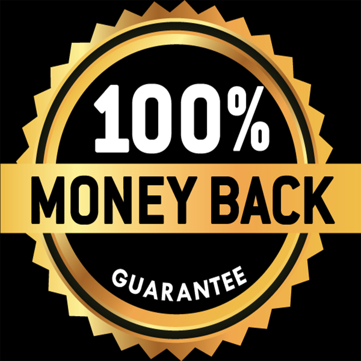 VolcaBurn guarantee badge
